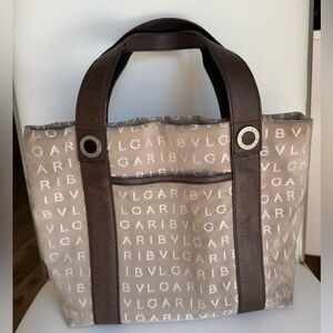 BVLGARI Tote Bag Logo Mania Model T19678